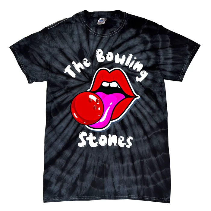 Bowling Player Funny The Bowling Stones Bowling Ball Funny Gift Tie-Dye T-Shirt