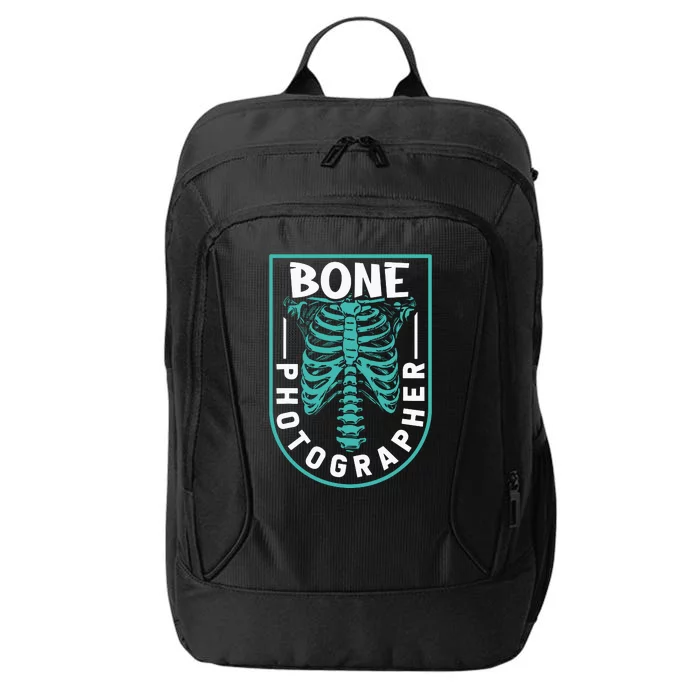 Bone Photographer Funny Radiology Technician XRay City Backpack