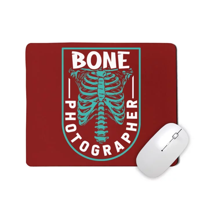 Bone Photographer Funny Radiology Technician XRay Mousepad