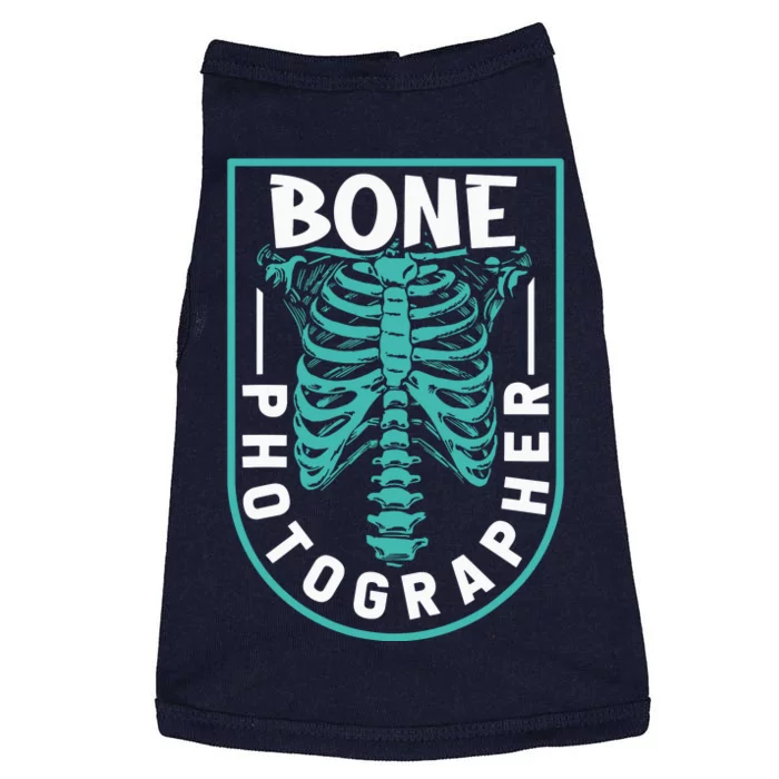 Bone Photographer Funny Radiology Technician XRay Doggie Tank