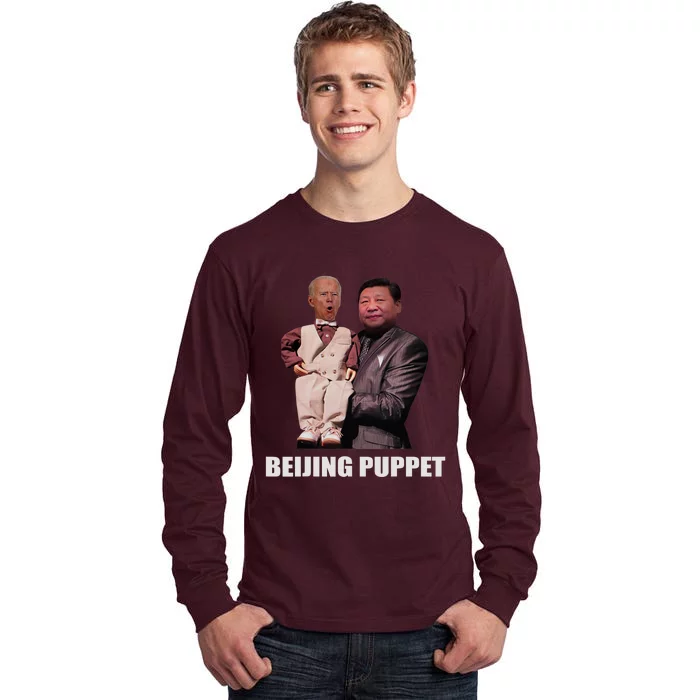 Beijing Puppet Funny Biden Tall Long Sleeve T-Shirt