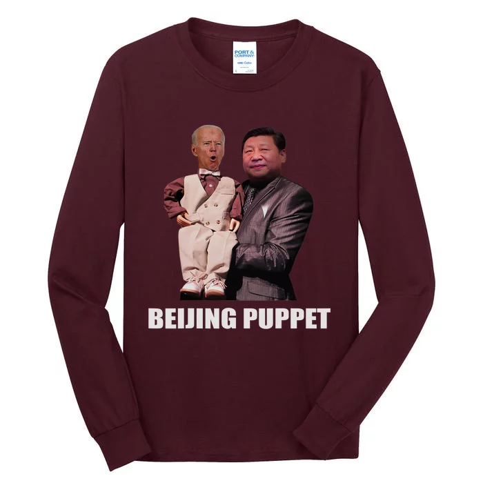 Beijing Puppet Funny Biden Tall Long Sleeve T-Shirt