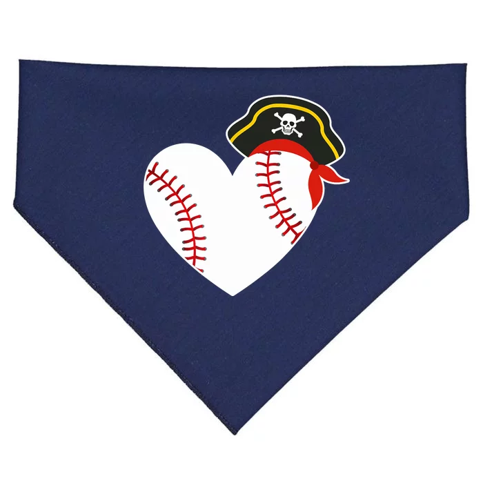 Baseball Pirate for Baseball Player Pitcher Catcher USA-Made Doggie Bandana