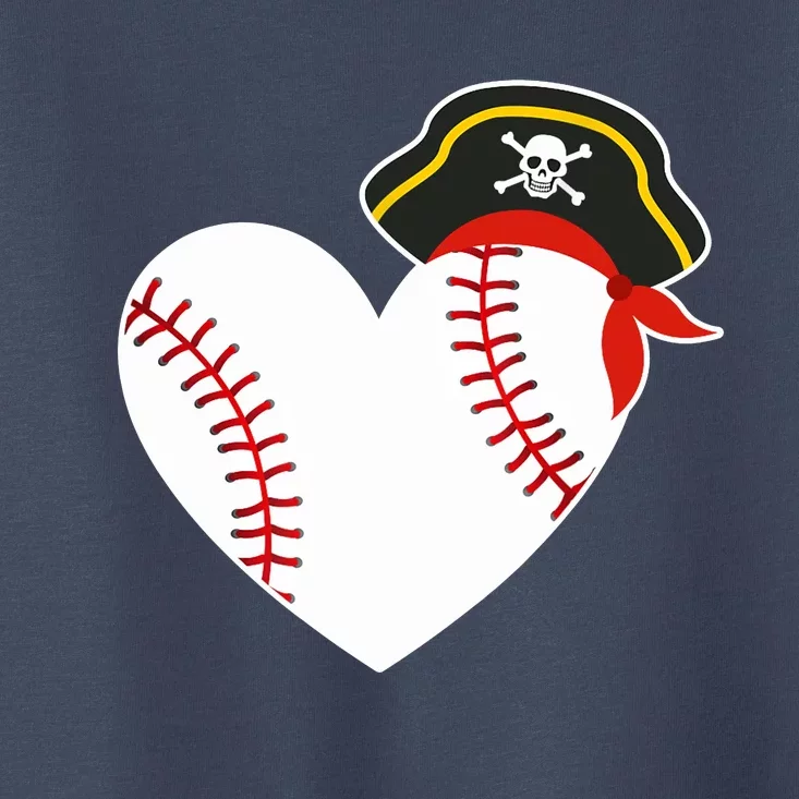 Baseball Pirate for Baseball Player Pitcher Catcher Toddler T-Shirt