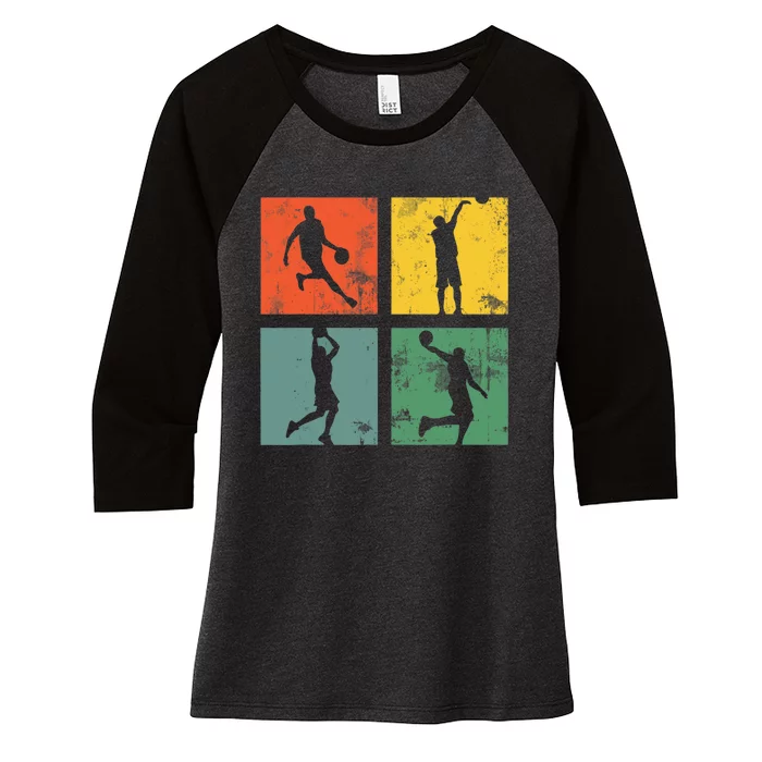 BASKETBALL PLAYER funny for basketball players and fans Women's Tri-Blend 3/4-Sleeve Raglan Shirt