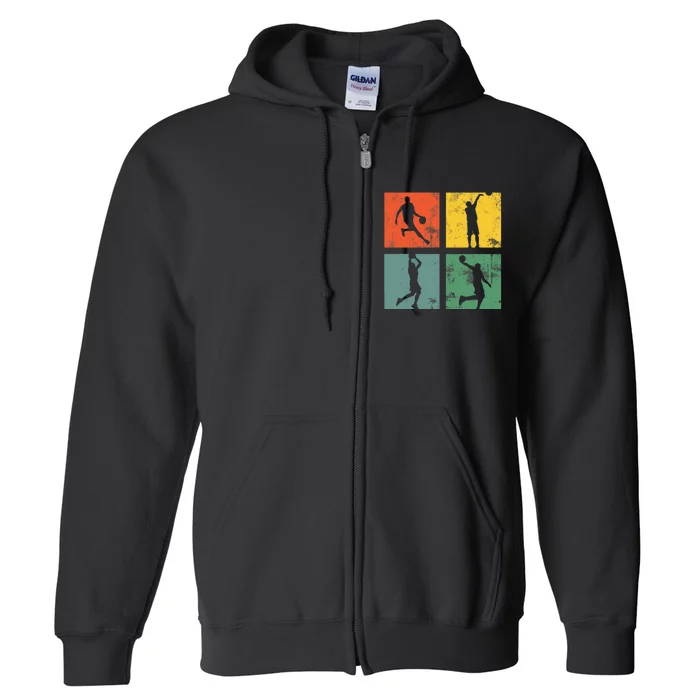 BASKETBALL PLAYER funny for basketball players and fans Full Zip Hoodie