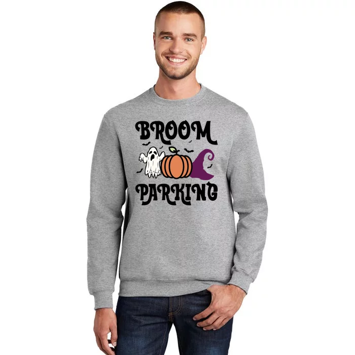 Broom Parking Funny Halloween And Season Lover Funny Gift Sweatshirt