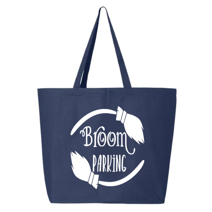 Broom Parking Funny Witches Scary Creepy Spooky Halloween Gift 25L Jumbo Tote