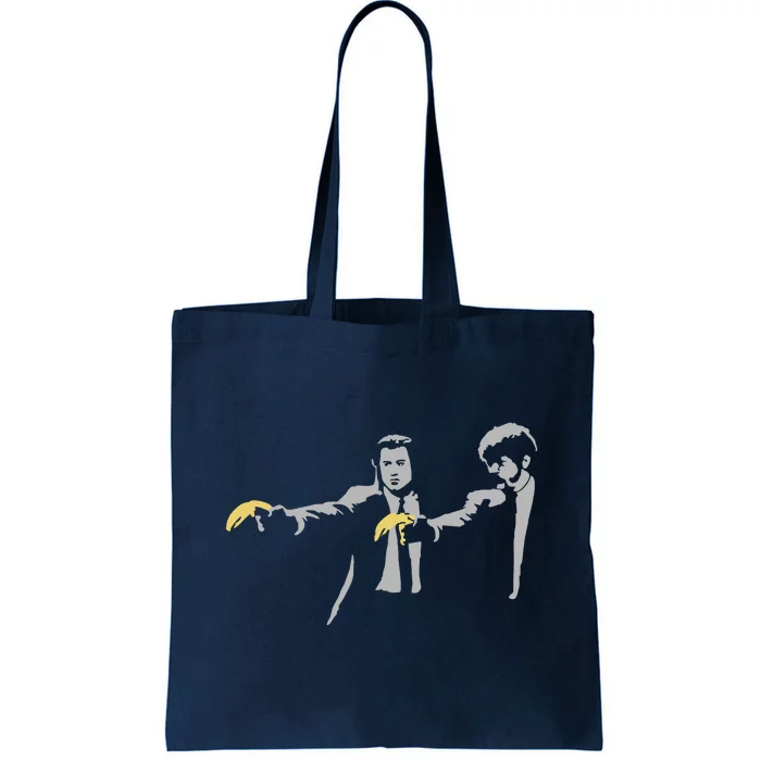 BANKSY PULP FICTION Tote Bag