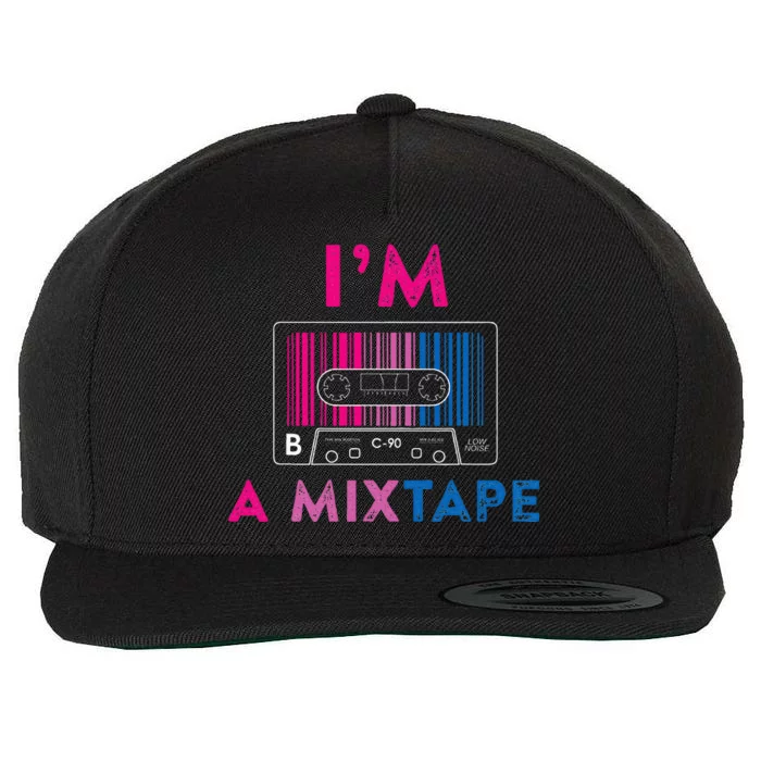 Bisexual Pride Flag Mixtape Women Gay Lesbian Lgbt Wool Snapback Cap