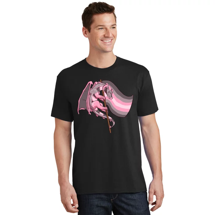 Bisexual Pride Flag Dragon Pride Month T-Shirt