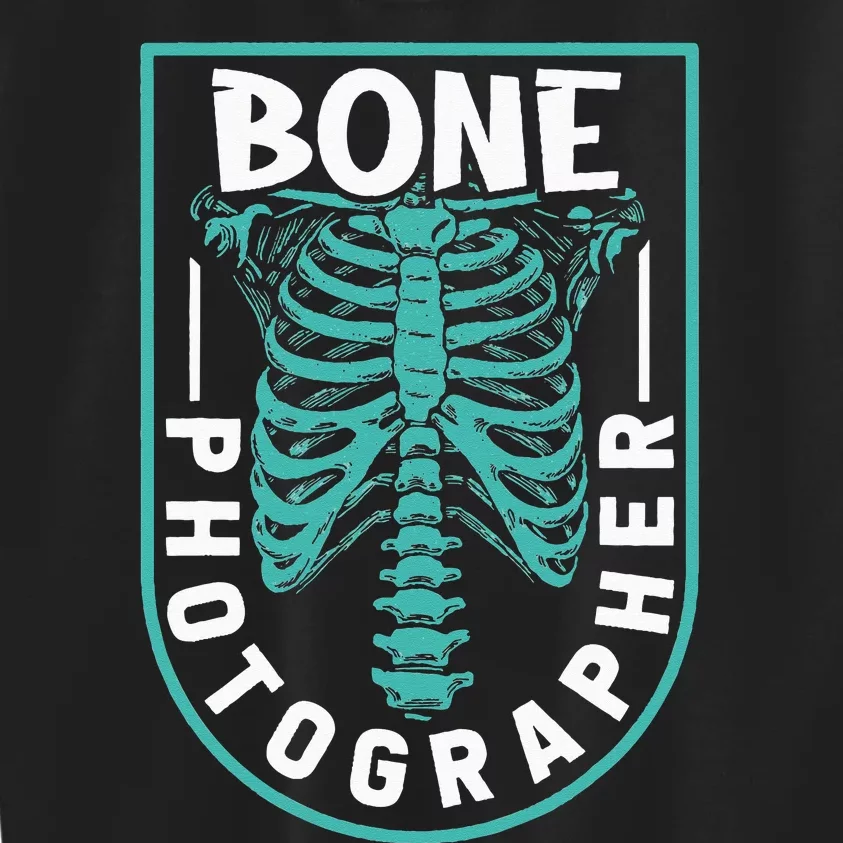 Bone Photographer Funny Radiology Technician XRay Kids Sweatshirt