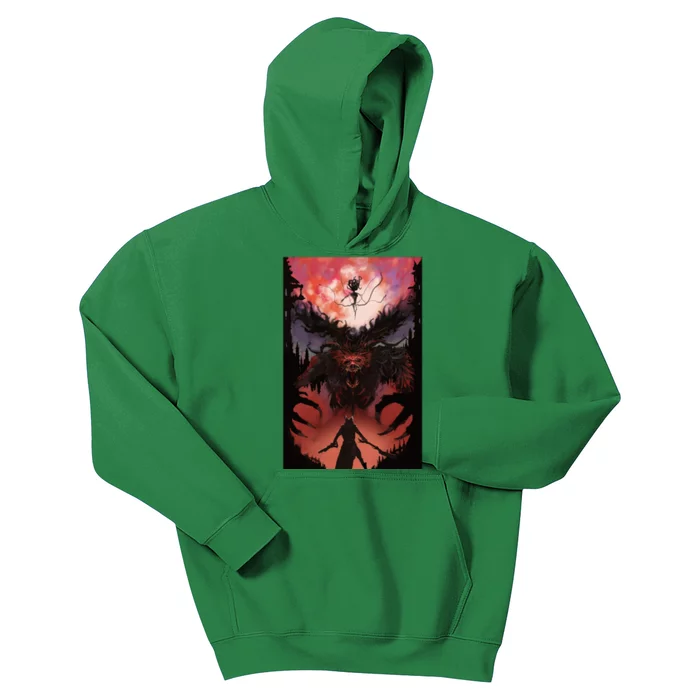 Bloodborne Poster Fan Art Kids Hoodie