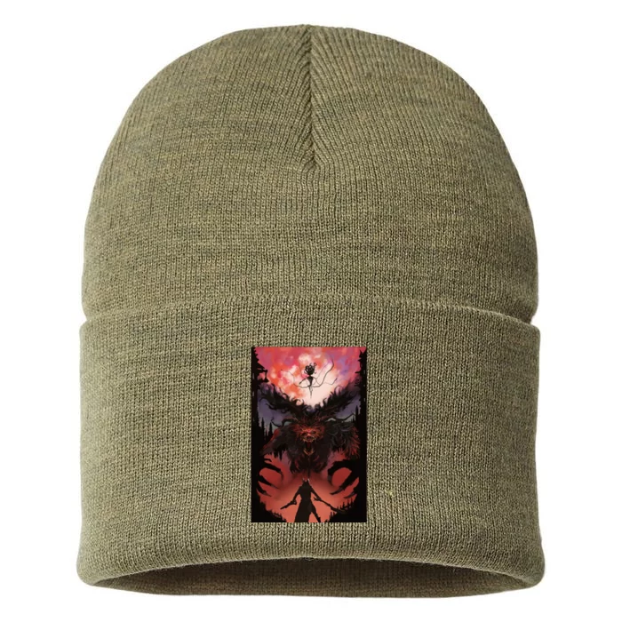 Bloodborne Poster Fan Art Sustainable Knit Beanie