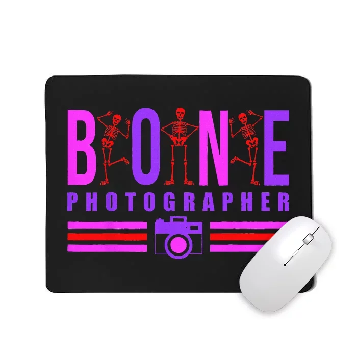 Bone Photographer Funny Skeleton XRay Tech Radiology Gift Mousepad