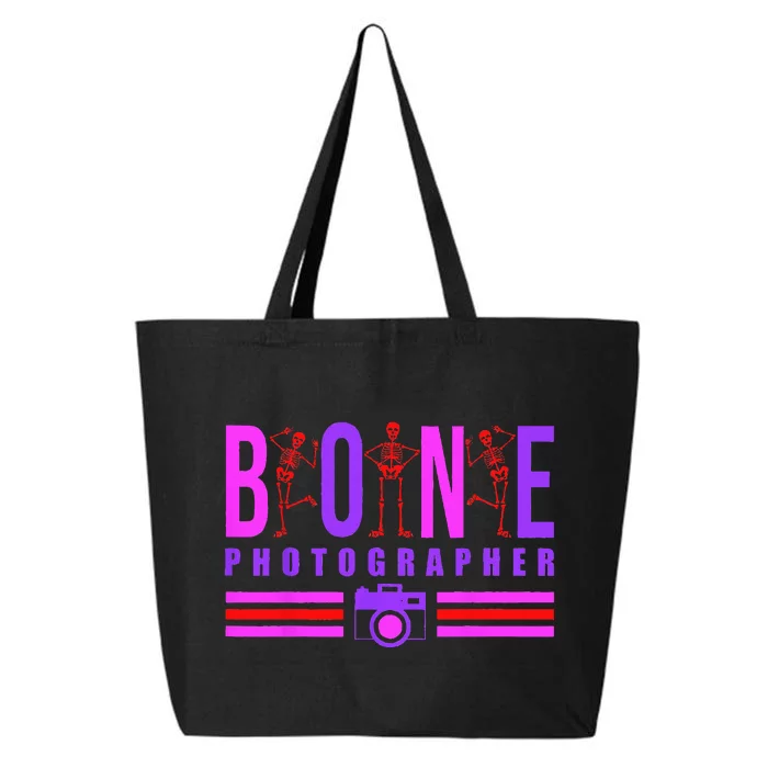 Bone Photographer Funny Skeleton XRay Tech Radiology Gift 25L Jumbo Tote