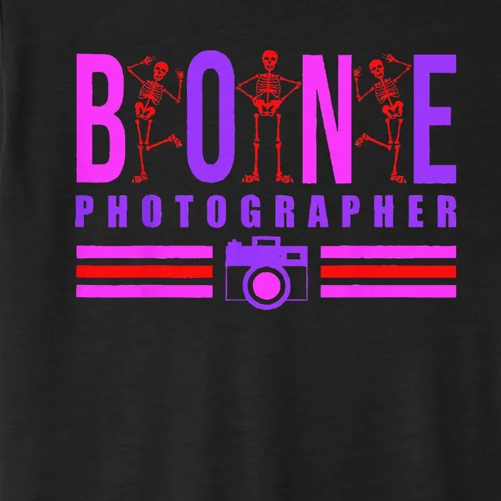 Bone Photographer Funny Skeleton XRay Tech Radiology Gift ChromaSoft Performance T-Shirt