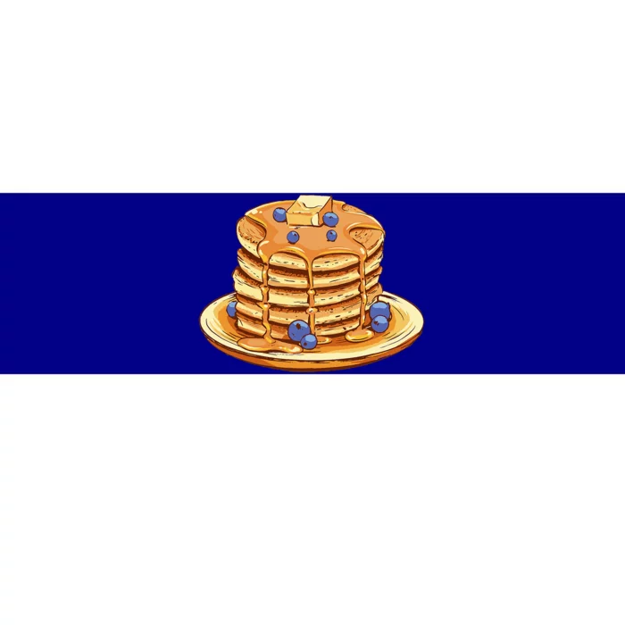 Blueberry Pancake Food Breakfast Sweets Bumper Sticker