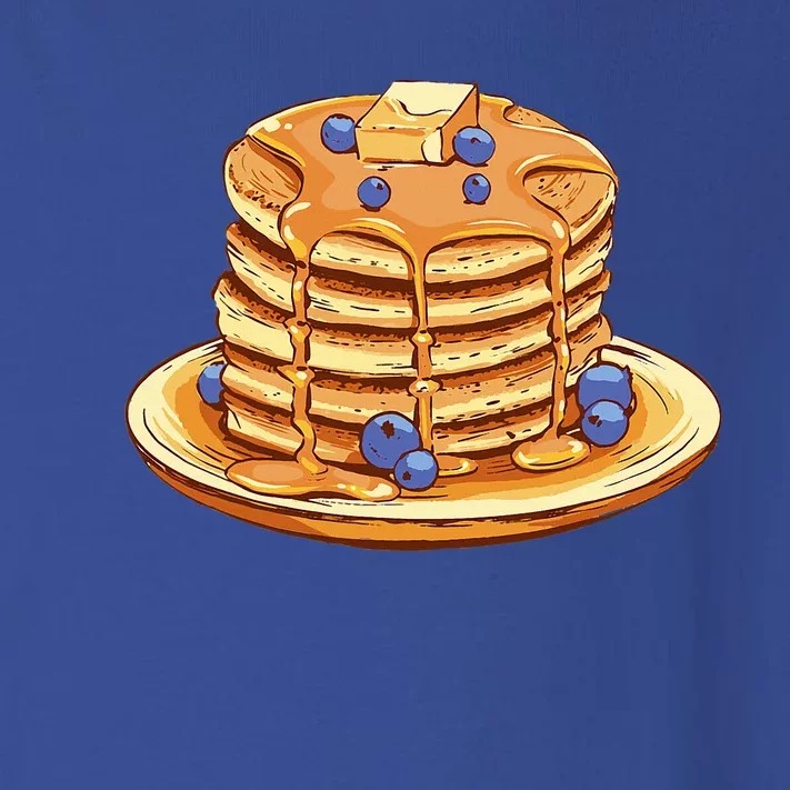 Blueberry Pancake Food Breakfast Sweets Toddler Long Sleeve Shirt