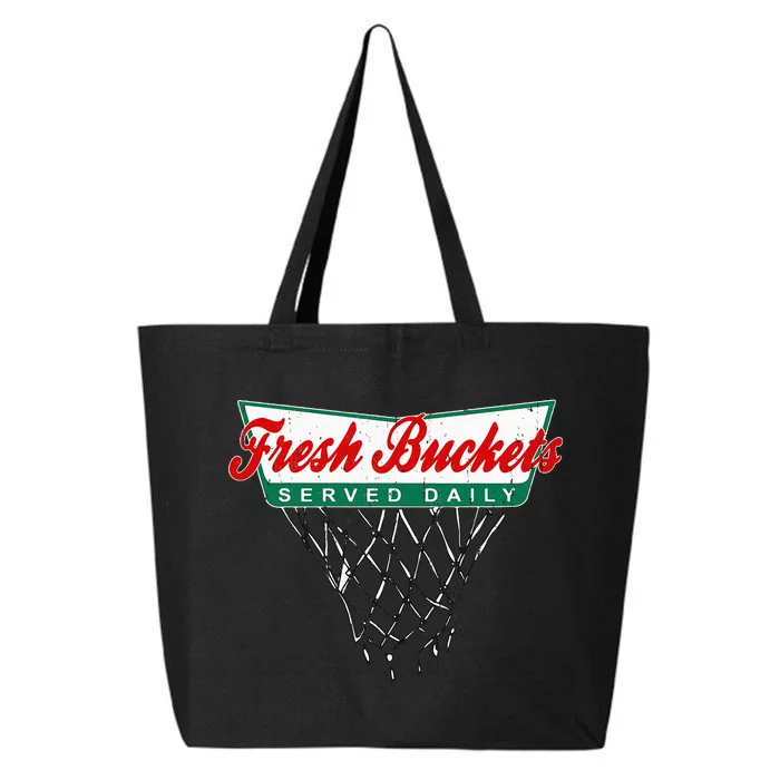 Basketball Player Fresh Buckets Served Daily Bball 25L Jumbo Tote