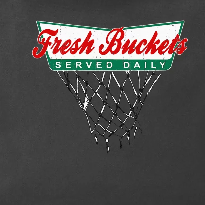 Basketball Player Fresh Buckets Served Daily Bball Zip Tote Bag