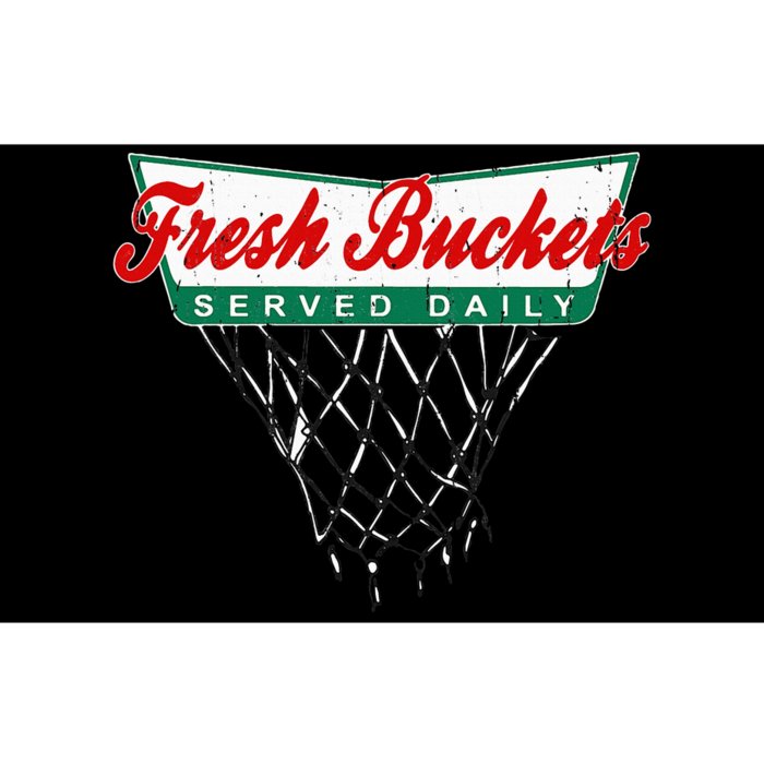 Basketball Player Fresh Buckets Served Daily Bball Bumper Sticker