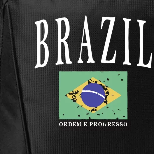 Brazil Painted Flag City Backpack