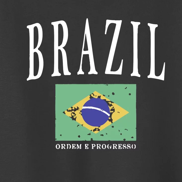 Brazil Painted Flag Toddler T-Shirt