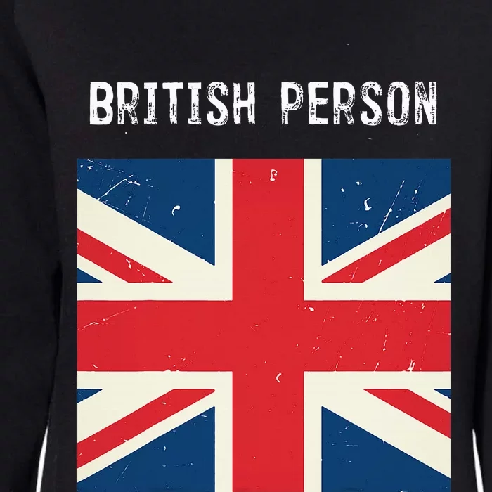 British Person funny Political Womens California Wash Sweatshirt