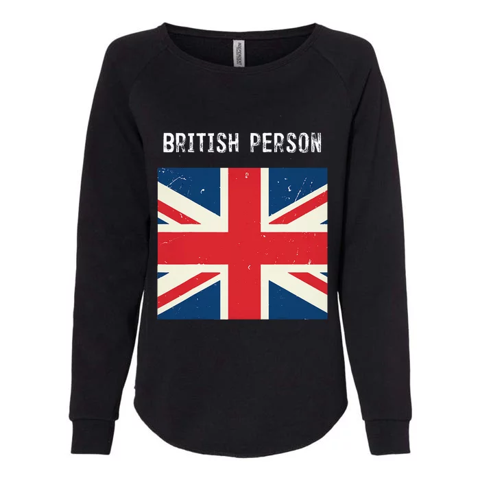 British Person funny Political Womens California Wash Sweatshirt