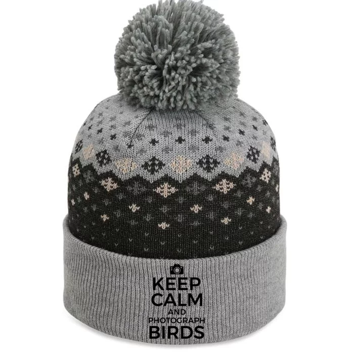 Bird Photographer Funny Funny Gift Wildlife Photography Cool Gift The Baniff Cuffed Pom Beanie