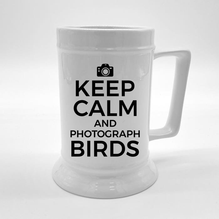 Bird Photographer Funny Funny Gift Wildlife Photography Cool Gift Front & Back Beer Stein