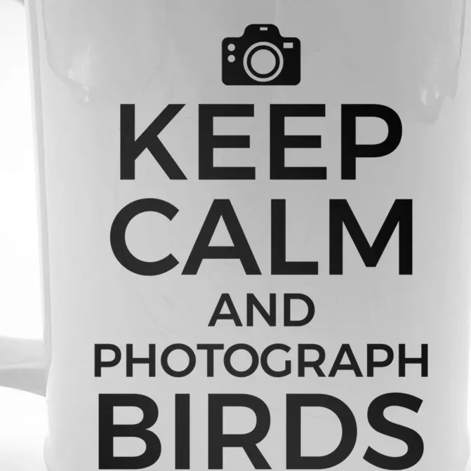 Bird Photographer Funny Funny Gift Wildlife Photography Cool Gift Front & Back Beer Stein