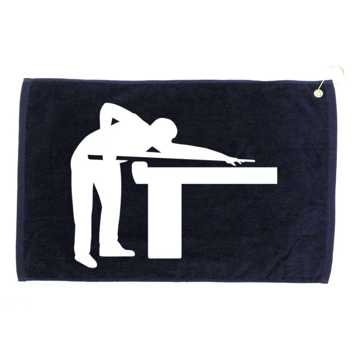 Billiards Player Funny Gift Grommeted Golf Towel