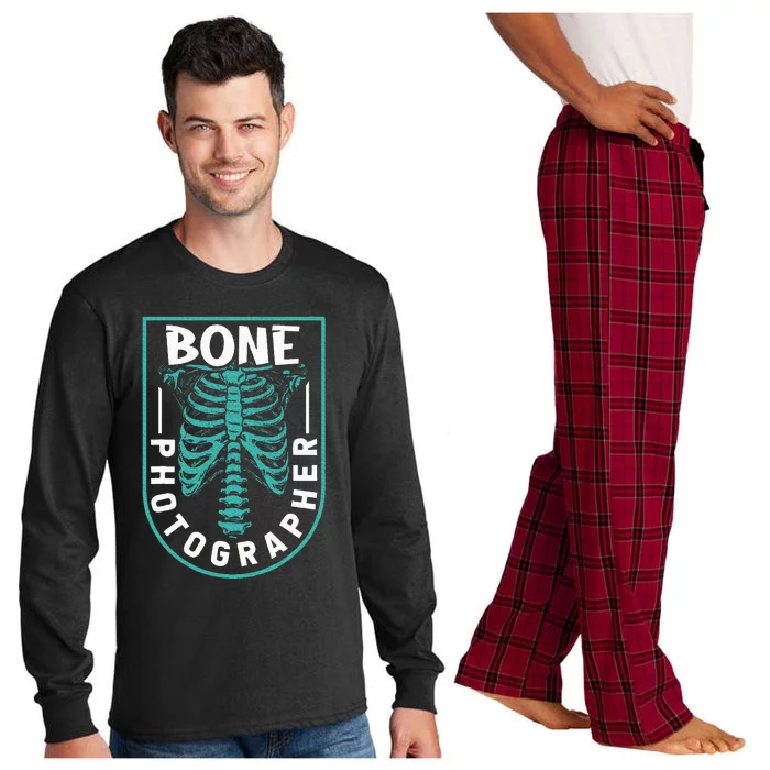 Bone Photographer Funny Radiology Technician Xray Long Sleeve Pajama Set