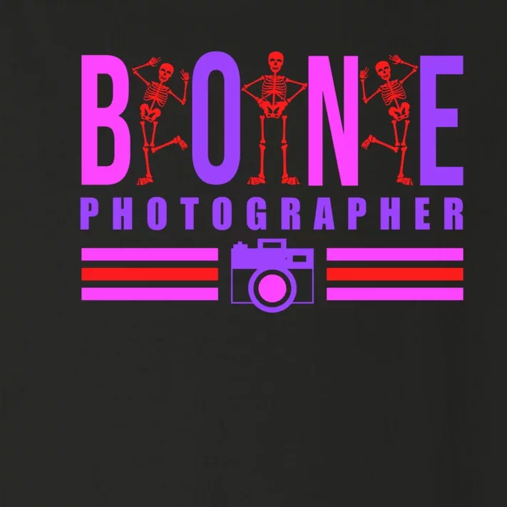 Bone Photographer - Funny Skeleton X-Ray Tech Radiology Gift Toddler Long Sleeve Shirt