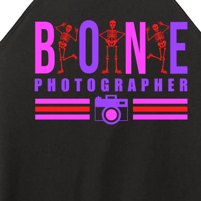 Bone Photographer - Funny Skeleton X-Ray Tech Radiology Gift Women’s Perfect Tri Rocker Tank