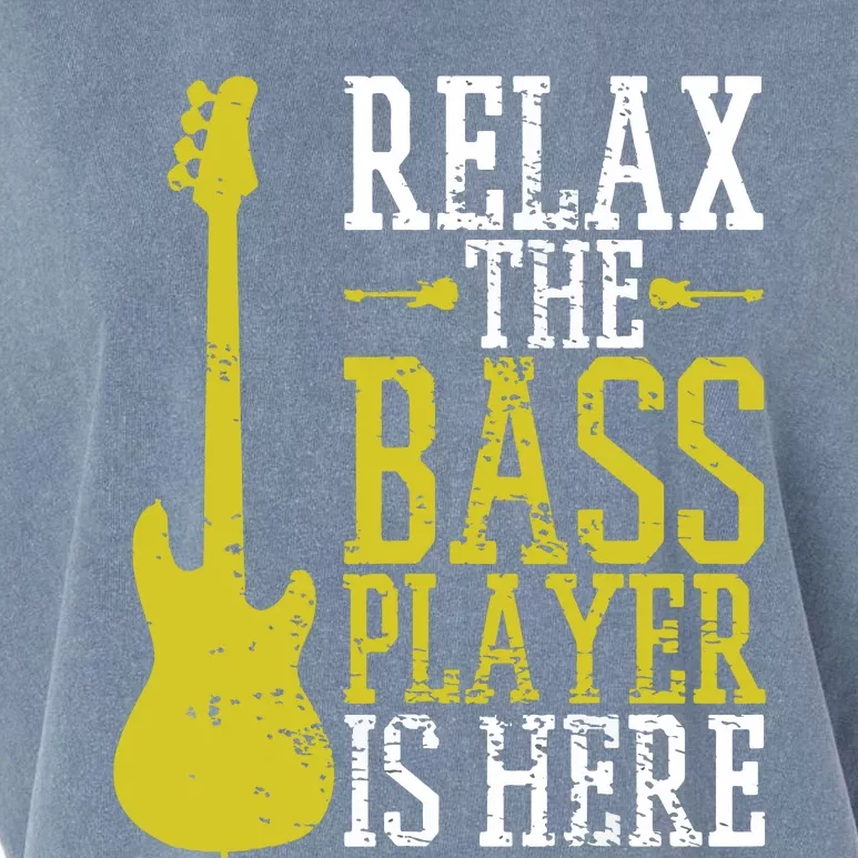 Bass Player Guitar Guitarist Music School Vintage Garment-Dyed Women's Muscle Tee