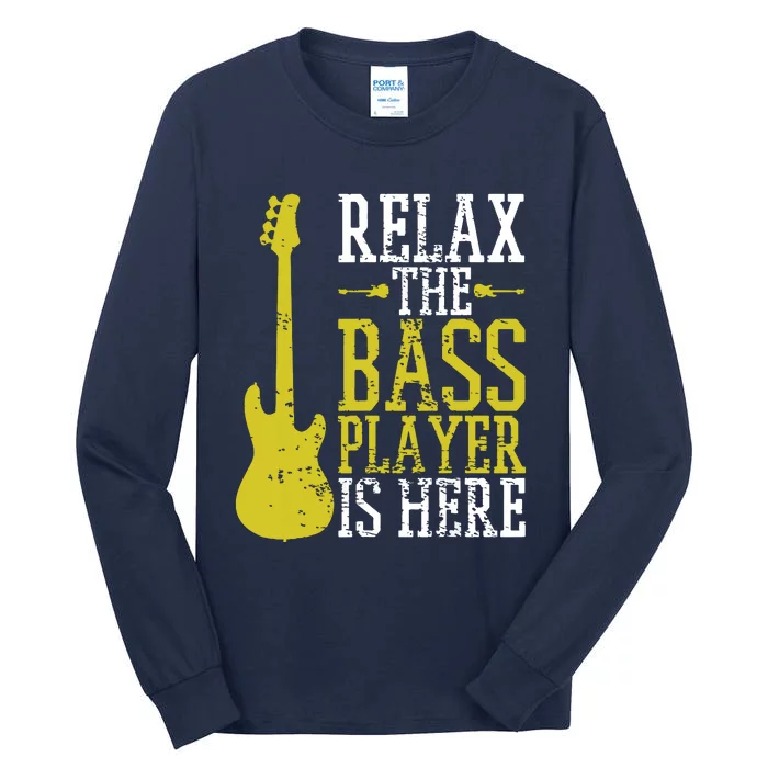 Bass Player Guitar Guitarist Music School Vintage Tall Long Sleeve T-Shirt