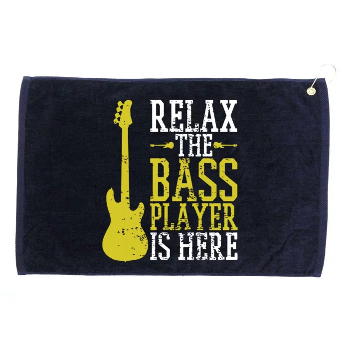 Bass Player Guitar Guitarist Music School Vintage Grommeted Golf Towel