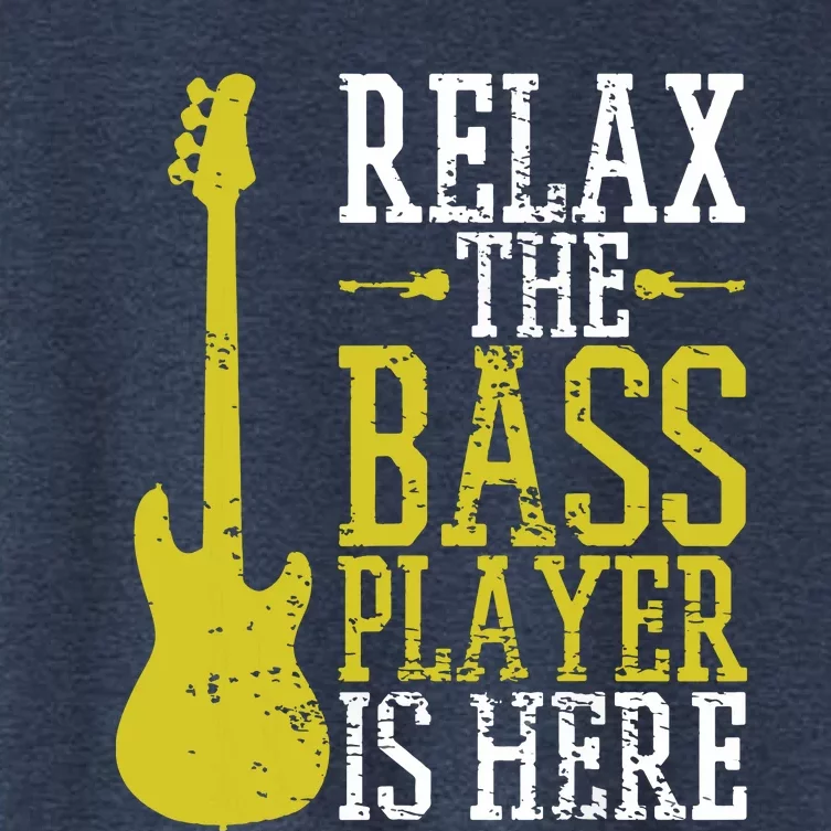 Bass Player Guitar Guitarist Music School Vintage Women's Crop Top Tee