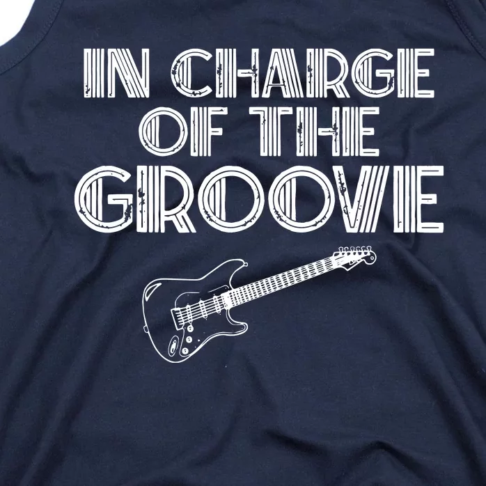 Bass Player Gift In Charge Of The Groove Bass Tank Top