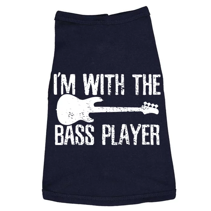 Bass Player Guitar Couple Girlfriend Vintage Doggie Tank