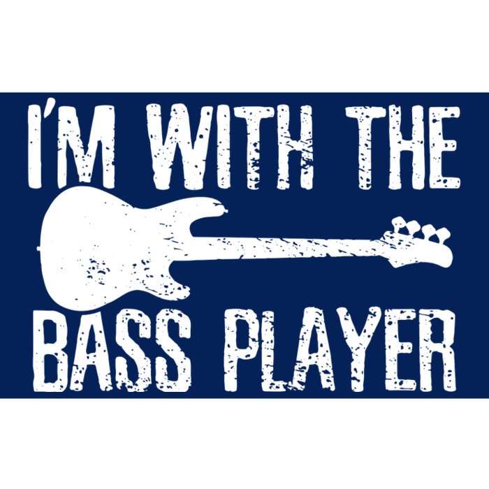 Bass Player Guitar Couple Girlfriend Vintage Bumper Sticker