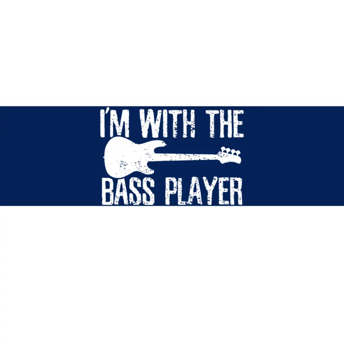 Bass Player Guitar Couple Girlfriend Vintage Bumper Sticker