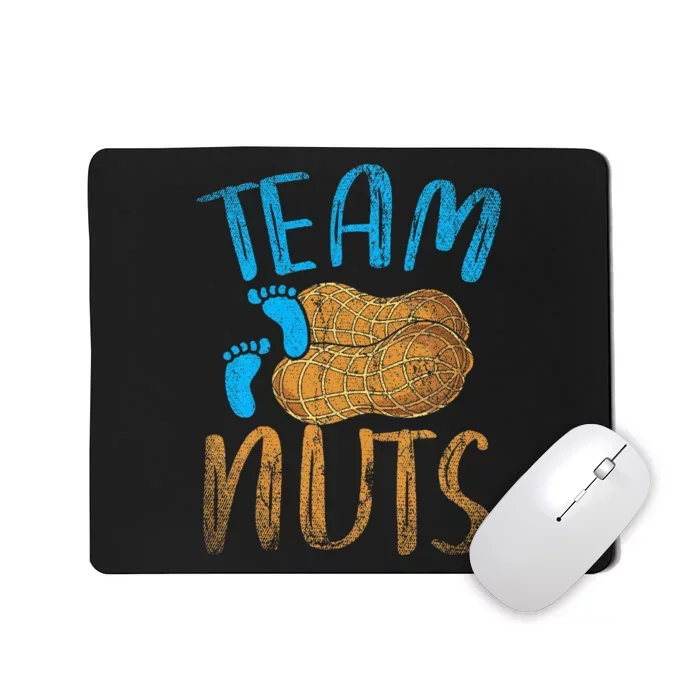 Baby Party Gender Reveal Party Team Nuts Funny Gender Reveal Mousepad