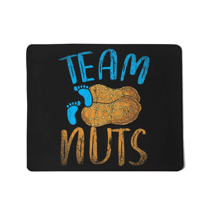 Baby Party Gender Reveal Party Team Nuts Funny Gender Reveal Mousepad