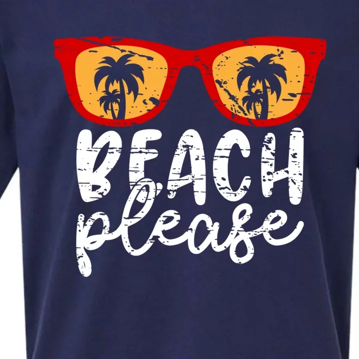 Beach Please Gift Sueded Cloud Jersey T-Shirt