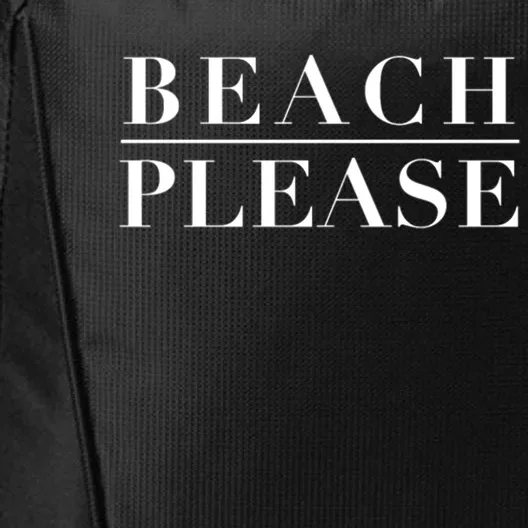 Beach Please Gift City Backpack