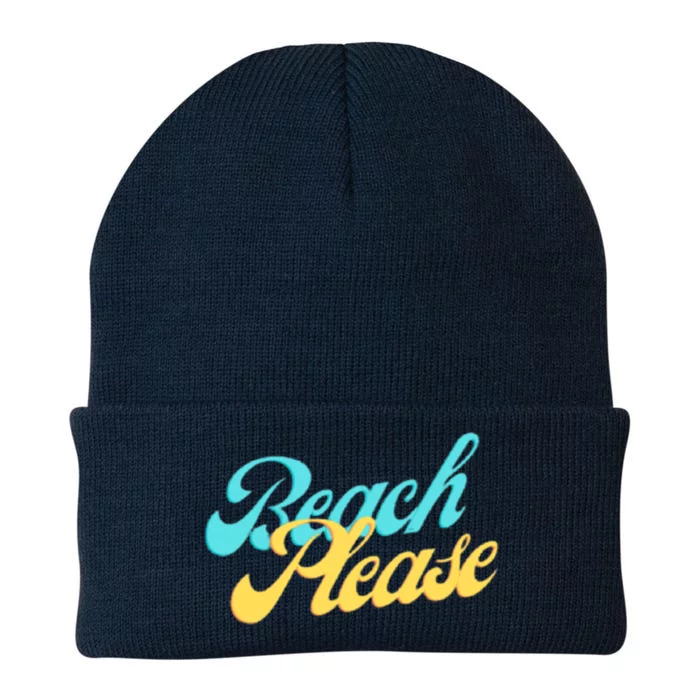 Beach Please Gift Knit Cap Winter Beanie